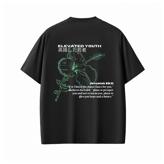 Neon Flower Heavy Weight Tee